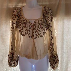 Free people blouse xs